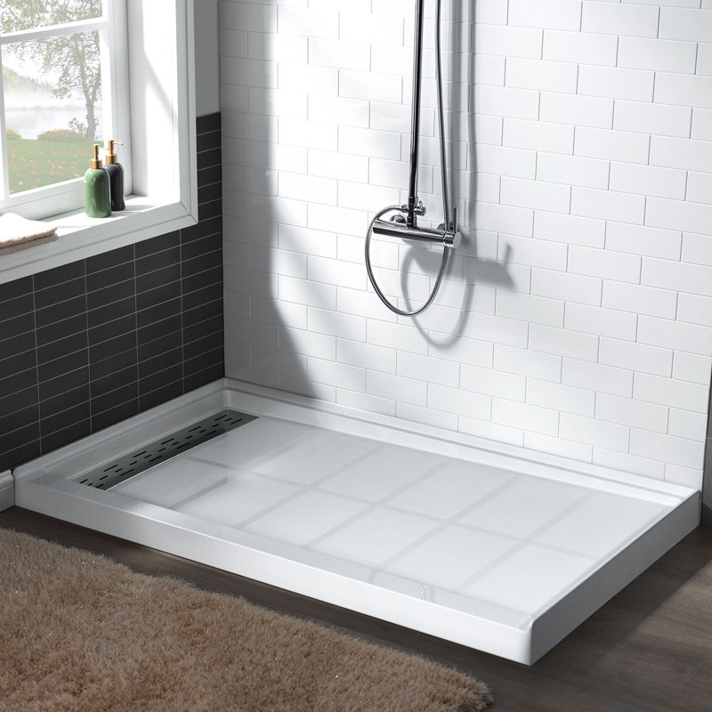WoodBridge 60" x 36" Rectangle Shower Base & Reviews Wayfair